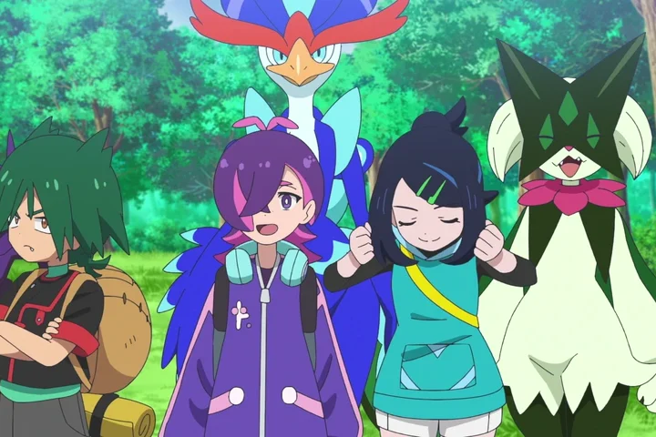 Personagem em cena de Pokémon Horizons.