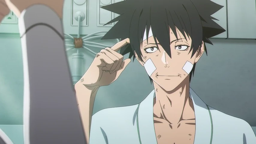 Personagem em cena de Black Torch.