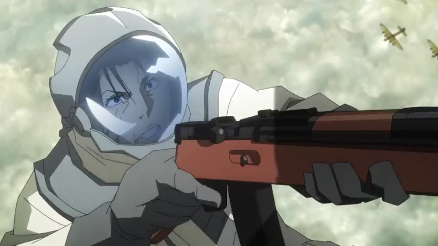Personagem em cena de Saga of Tanya the Evil II.