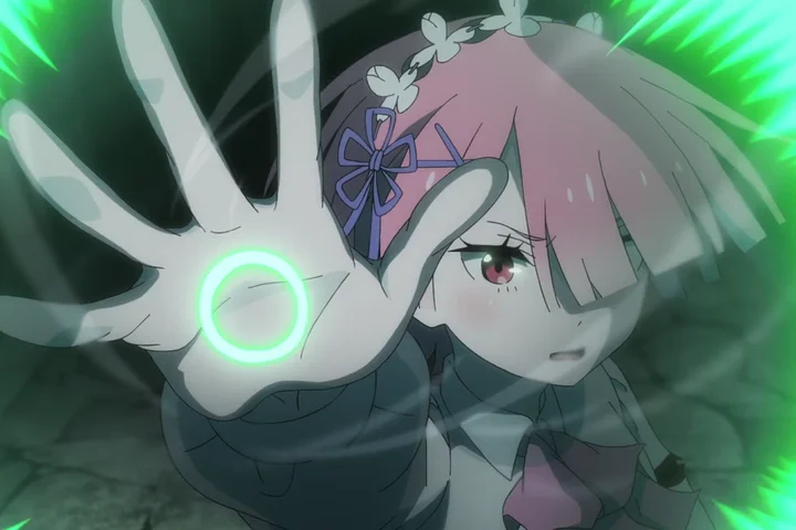 Personagem em cena de Re:ZERO - 4ª temporada.