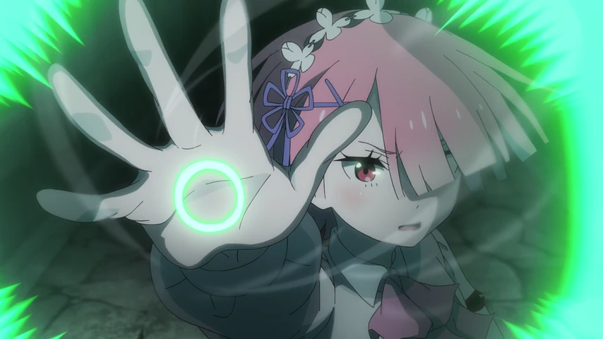 Personagem em cena de Re:ZERO - 4ª temporada.