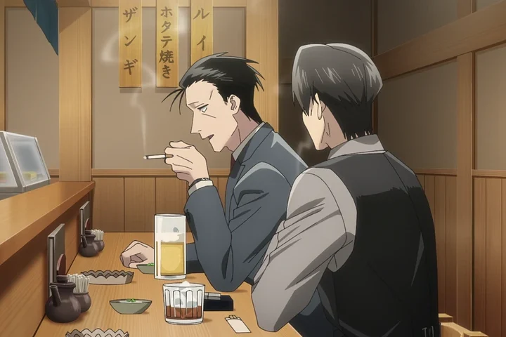 Personagem em cena de Smoking Behind the Supermarket with You.