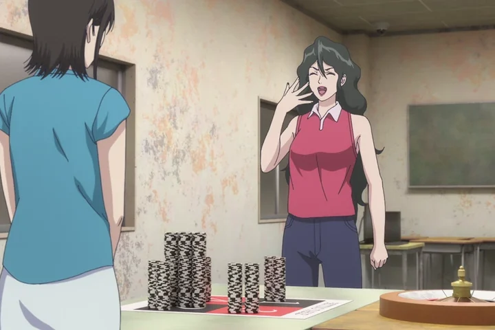 Personagem em cena de LIAR GAME.