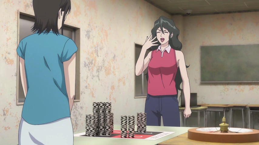 Personagem em cena de LIAR GAME.