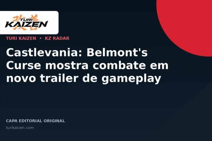 Capa editorial da Turi Kaizen para: Castlevania: Belmont's Curse mostra combate em novo trailer de gameplay