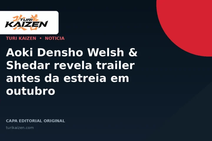 Capa editorial da Turi Kaizen para: Aoki Densho Welsh & Shedar revela trailer antes da estreia em outubro