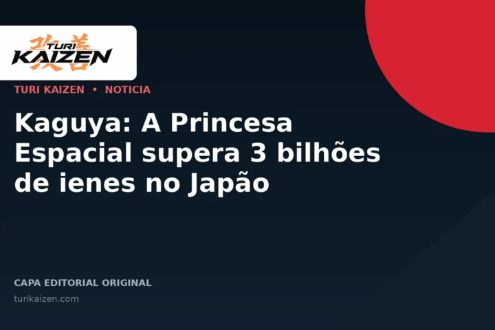 Capa editorial da Turi Kaizen para: Kaguya: A Princesa Espacial supera 3 bilhões de ienes no Japão