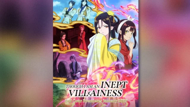Reirin e Keigetsu na arte oficial do segundo cour de Though I Am an Inept Villainess