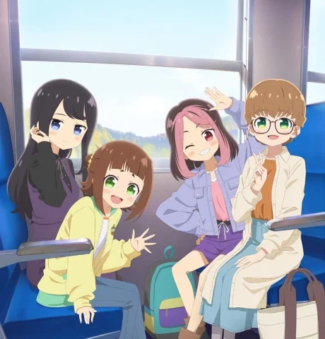 Arte de divulgação de TETSURYO! Meet With Tetsudou Musume