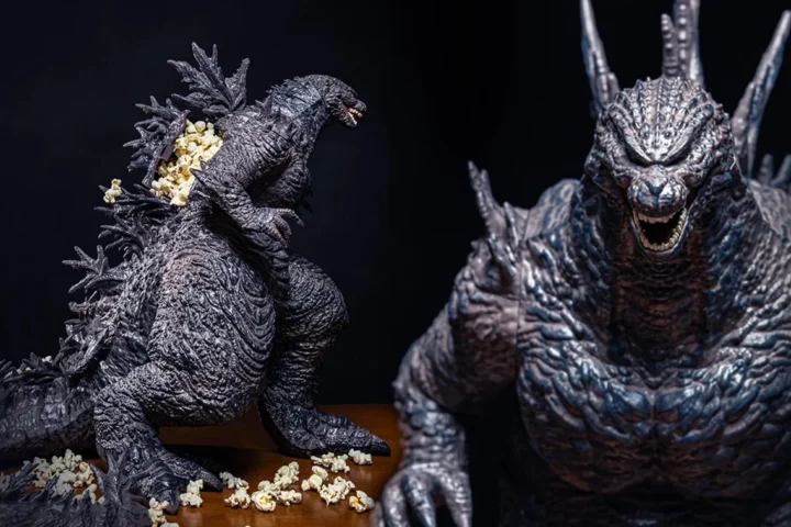 Imagem de divulgação relacionada a Balde de pipoca de Godzilla Minus Zero será lançado no Brasil