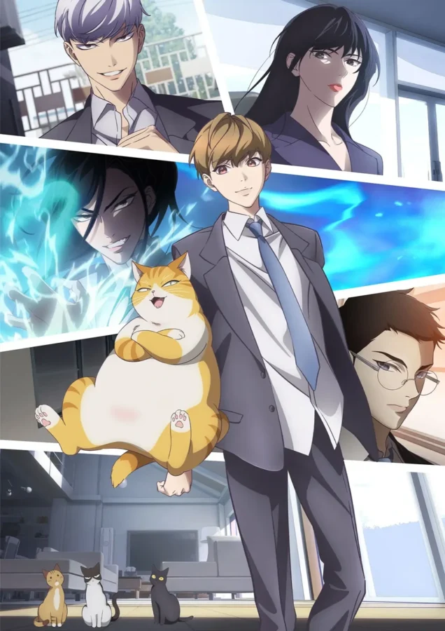 Visual principal do anime ELECEED com Yu Kazahaya e Kayden