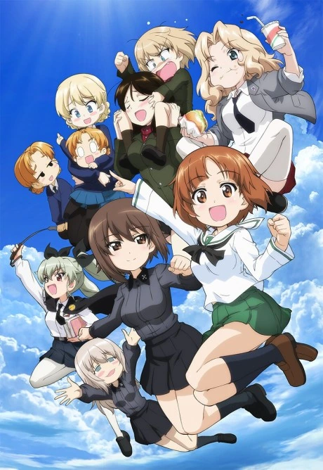 Arte de divulgação de Girls und Panzer: Motto Love Love Sakusen desu!
