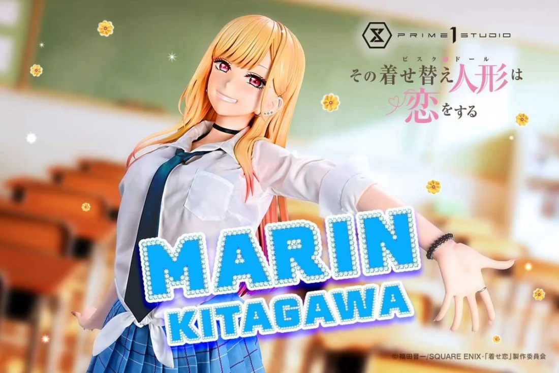 Figura em tamanho real de Marin Kitagawa produzida pela Prime 1 Studio