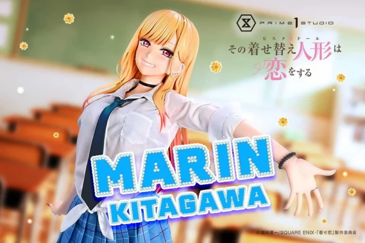 Figura em tamanho real de Marin Kitagawa produzida pela Prime 1 Studio
