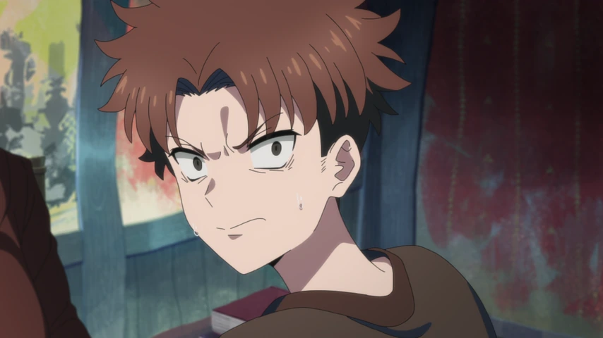 Personagem em cena de The Laid-Off Cheat-Granting Mage Enjoys a Second Lease on Life.