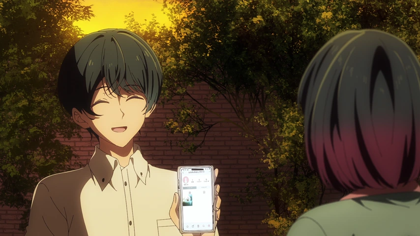 Personagem em cena de The Cold Sato-san is Only Sweet to Me.
