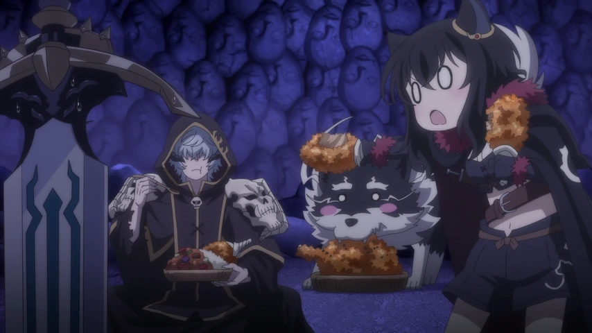 Personagem em cena de Reincarnated as a Sword Season 2.