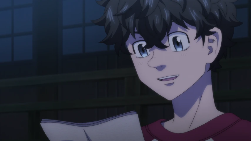 Personagem em cena de Tokyo Revengers: War of the Three Titans Arc.