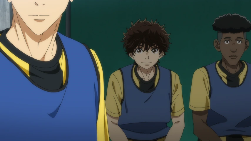 Personagem em cena de Aoashi Season 2.