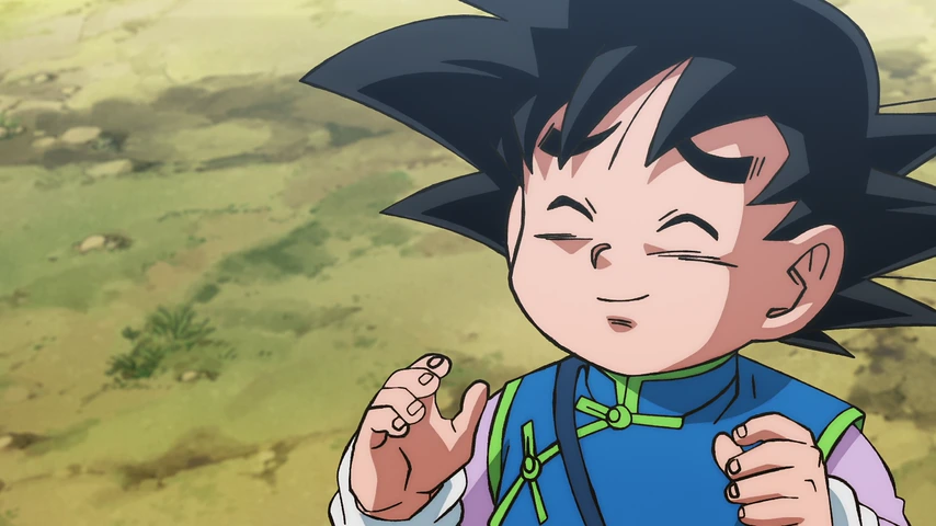 Personagem em cena de Dragon Ball Super: Beerus.