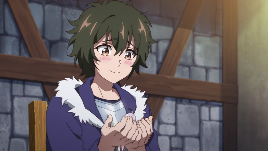 Personagem em cena de Magic Repo Man: Dumped by My Party, I’ll Cash In With a Cute Support Fairy to Become the Strongest!.