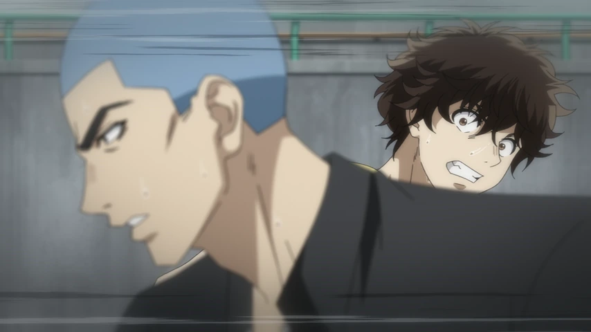 Personagem em cena de Aoashi Season 2.