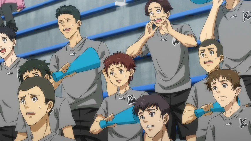 Personagem em cena de Aoashi Season 2.