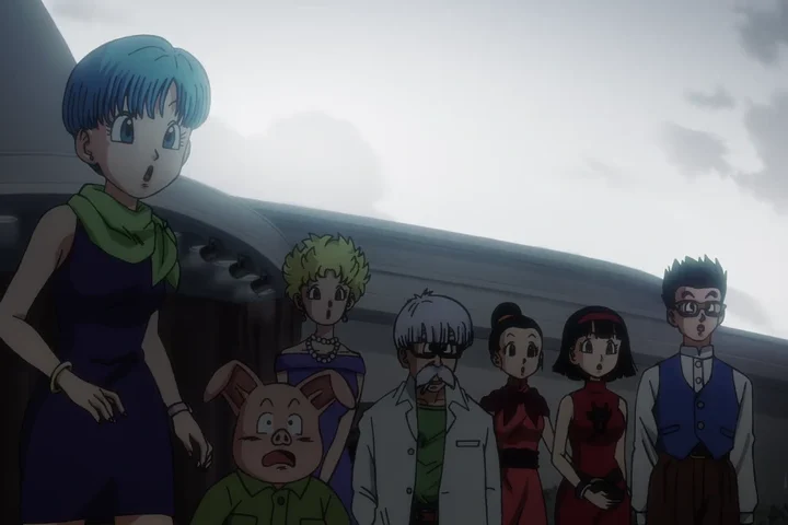 Personagem em cena de Dragon Ball Super: Beerus.