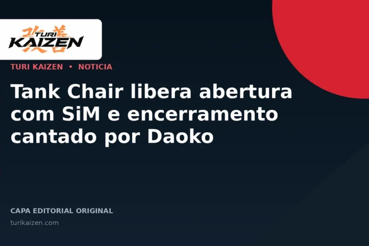 Capa editorial da Turi Kaizen para: Tank Chair libera abertura com SiM e encerramento cantado por Daoko
