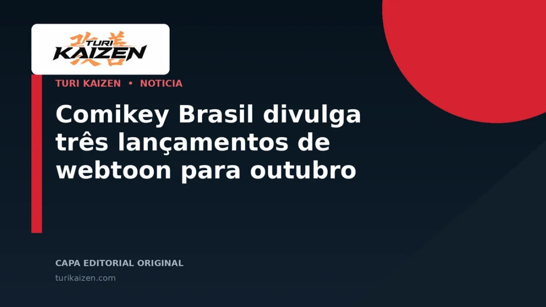 Capa editorial da Turi Kaizen para: Comikey Brasil divulga três lançamentos de webtoon para outubro