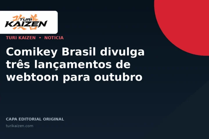 Capa editorial da Turi Kaizen para: Comikey Brasil divulga três lançamentos de webtoon para outubro